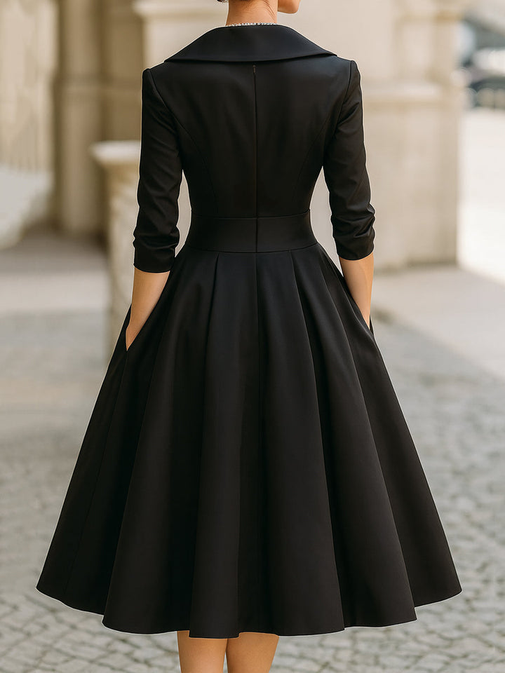 Reece | Elegant Midi Cocktail Dress