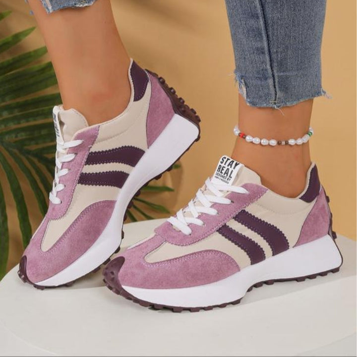 Reeve | Women's Retro Platform Sneakers Lace Up Chunky Sole