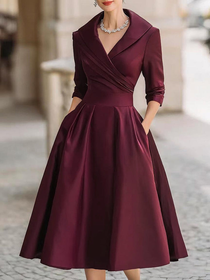 Reece | Elegant Midi Cocktail Dress