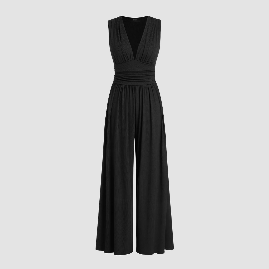 Dorothy™ | Stretch Comfort Wide-Leg Jumpsuit