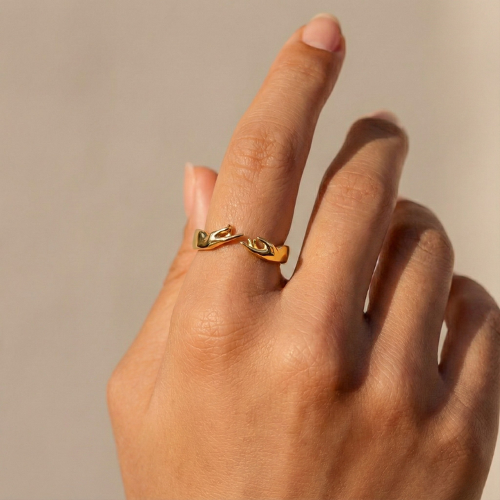Touch of God Adjustable Ring