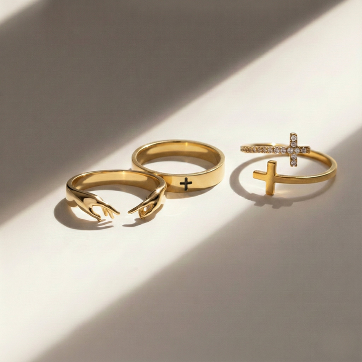 Touch of God Adjustable Ring