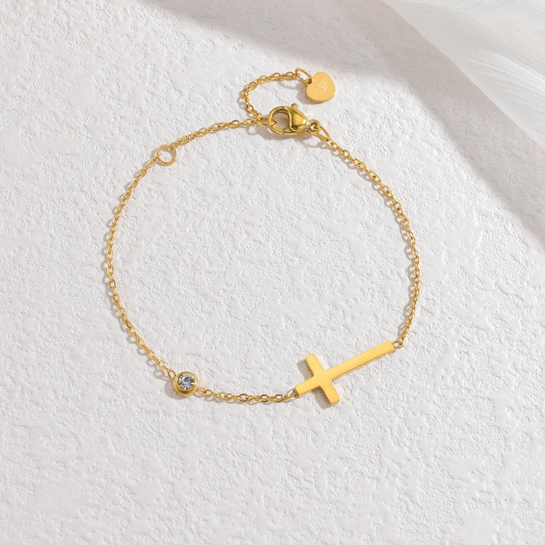 Classic Cross Charm Bracelet