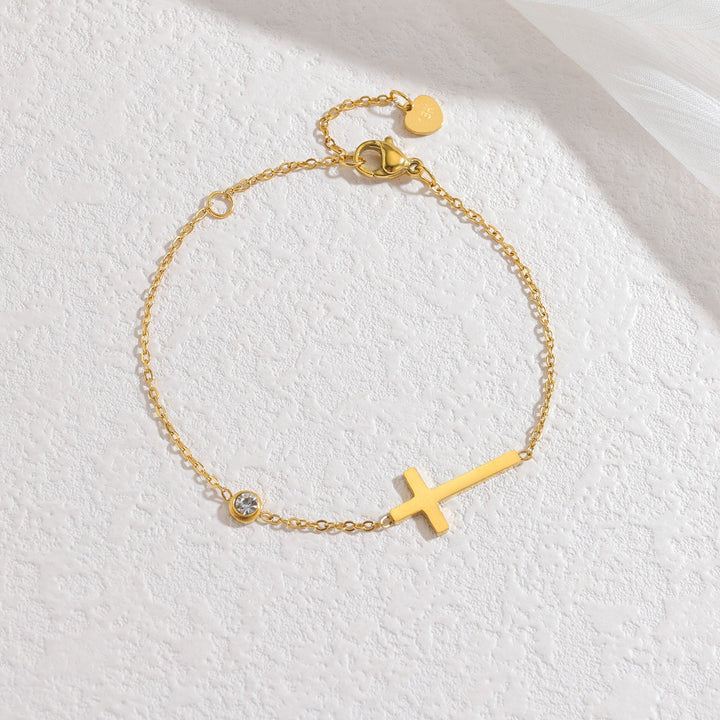 Classic Cross Charm Bracelet