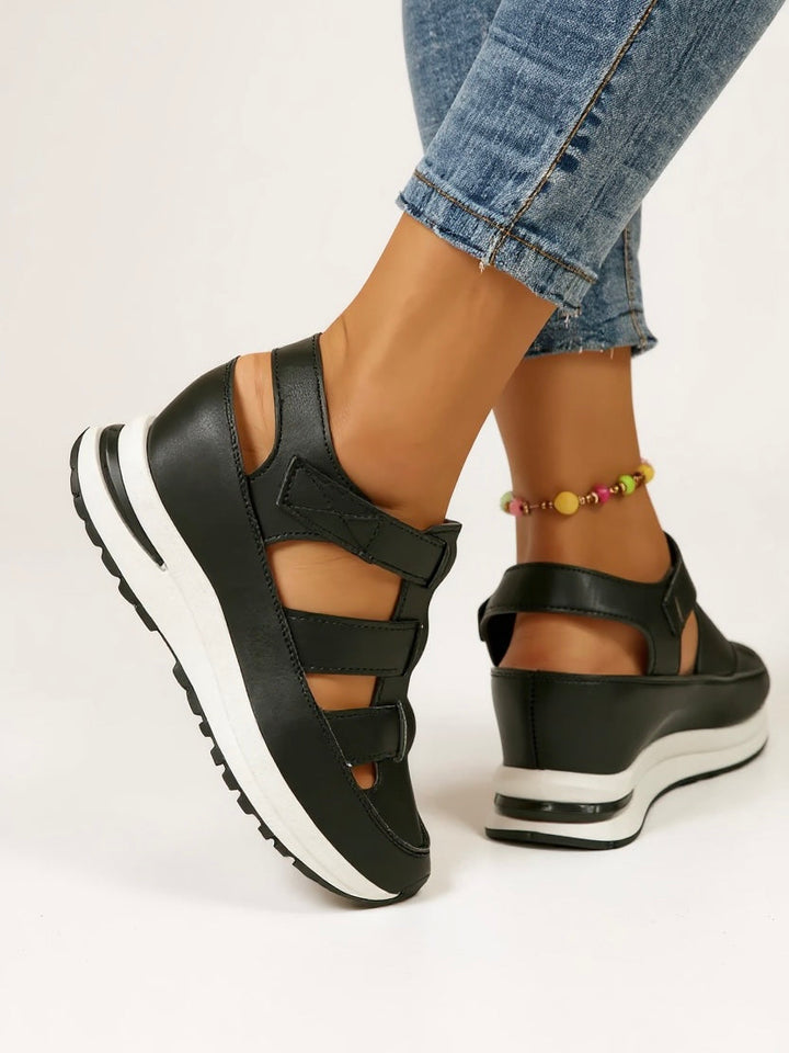 Freesia | Women's Platform Adjustable Sandals for Walking
