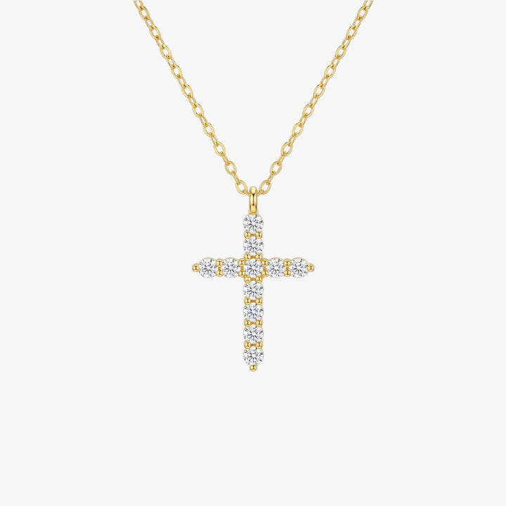 Crystal Cross Necklace