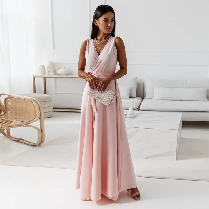 Hailey | Women Elegant Wedding Guest Wrap Maxi Dress