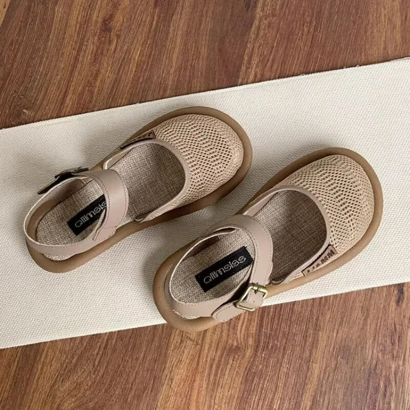 Marigold | Women's Cushioned Adjustable Sandals Wide Fit