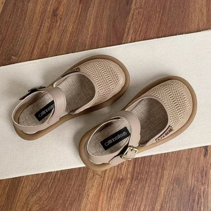 Marigold | Women's Cushioned Adjustable Sandals Wide Fit