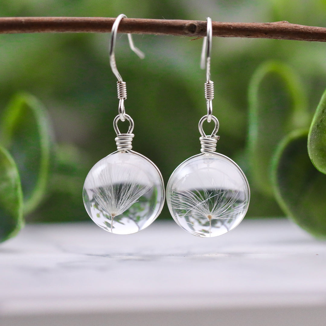 Vintage Dandelion Wish Earrings