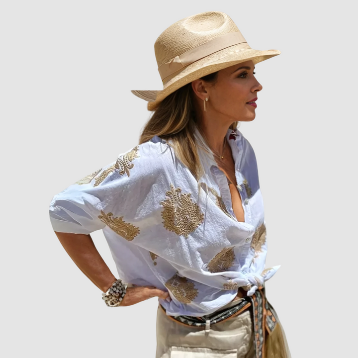 Bruna | Casual Breathable Summer Blouse