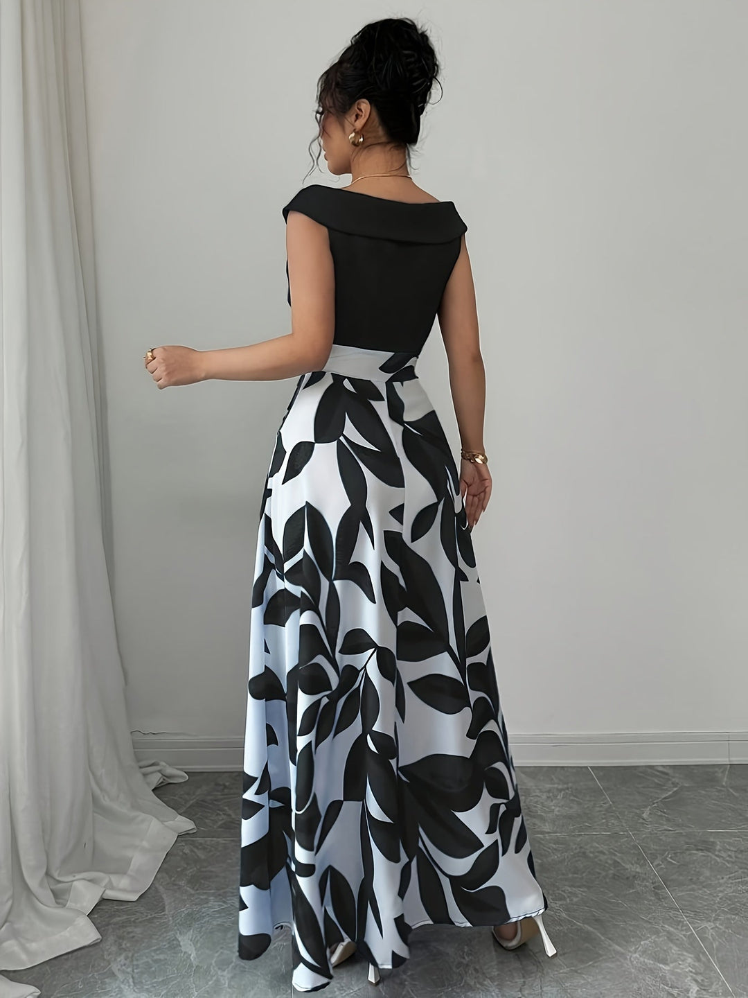 Glen - Women’s Wedding Guest A-Line Maxi Dress