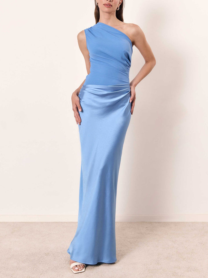 Anita | Women's Formal Wedding Pleated Maxi Dress