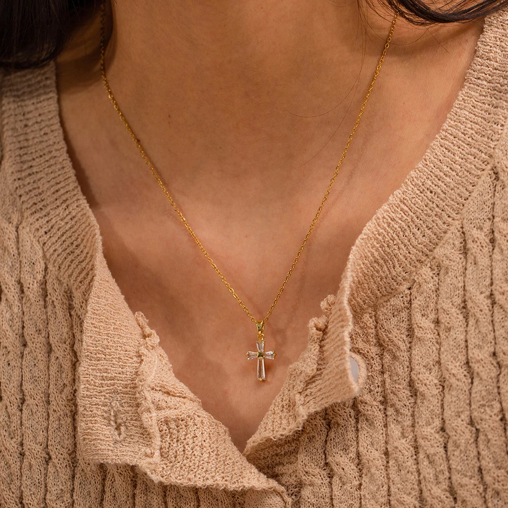 Sanctuary Cross Necklace