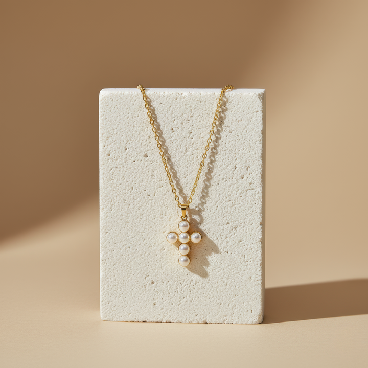 Halo Pearl Necklace