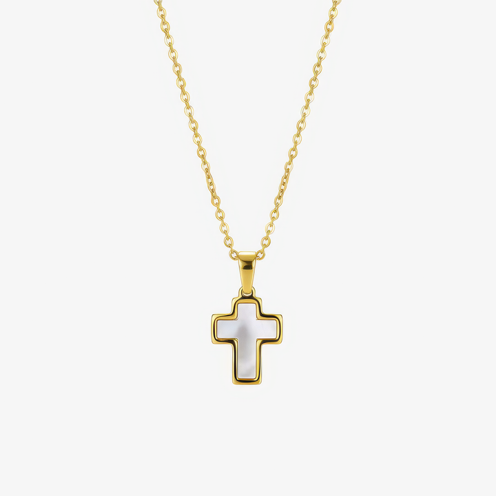 Unique Shell Cross Necklace