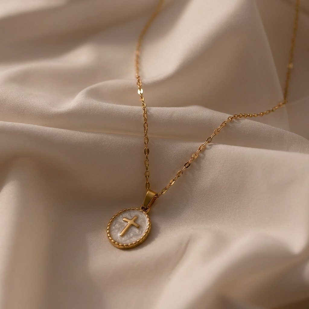 Pastel Cross Necklace