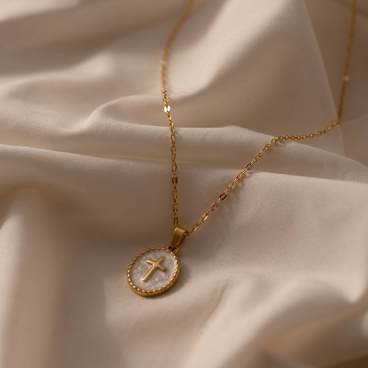 Pastel Cross Necklace