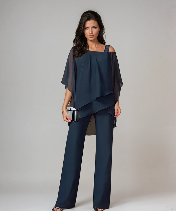 Elle | Women Elegant Two-Piece Layered Summer Set