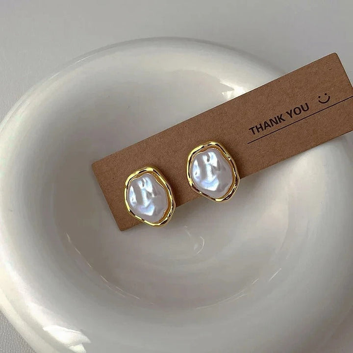 Elegant Pearl Earrings by Linda