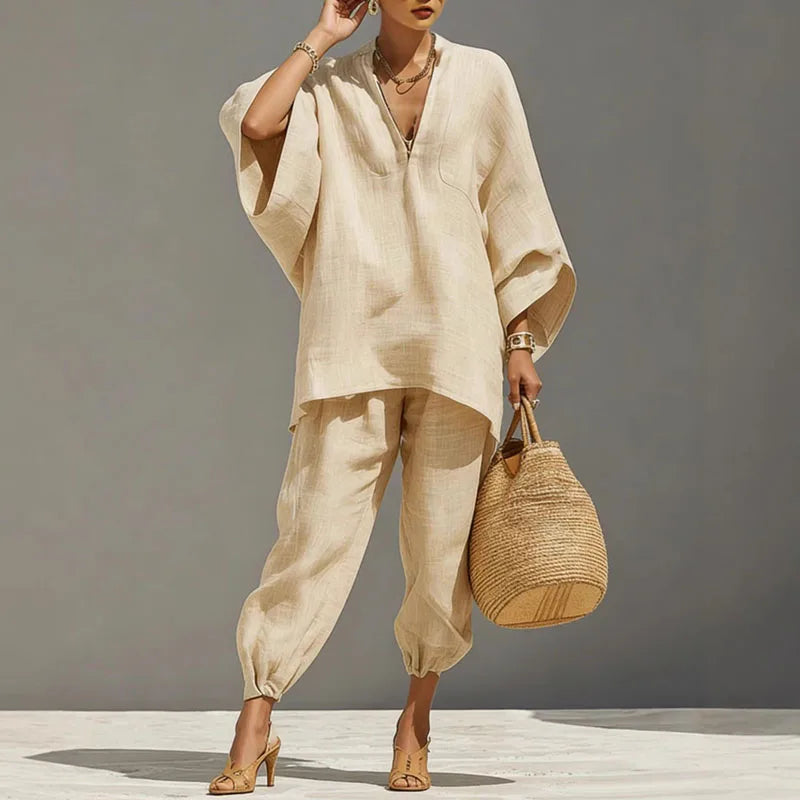 Marlowe | Women's Batwing Sleeve Two Piece Set