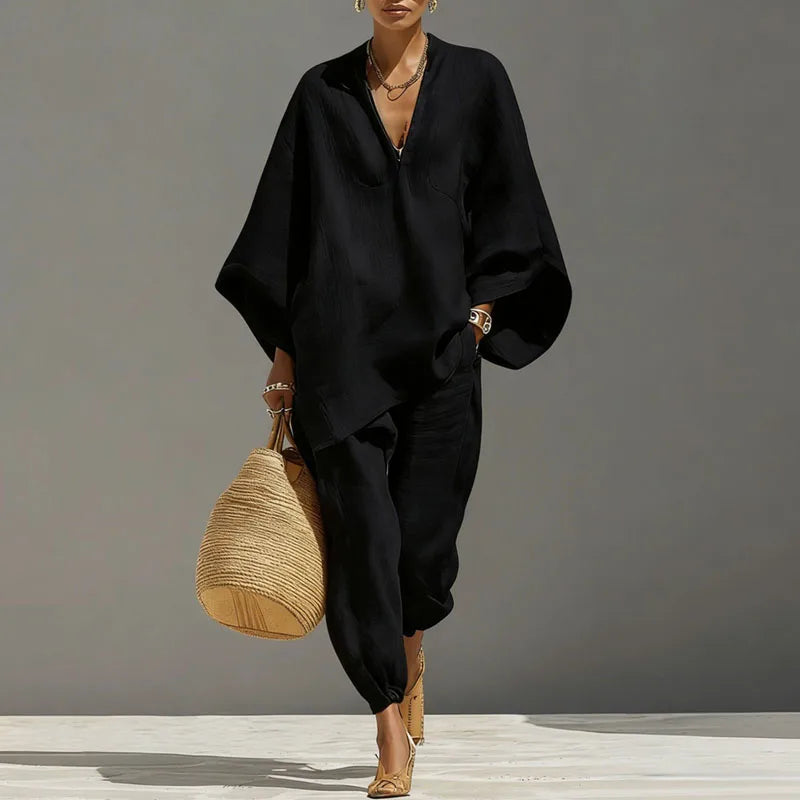 Marlowe | Women's Batwing Sleeve Two Piece Set
