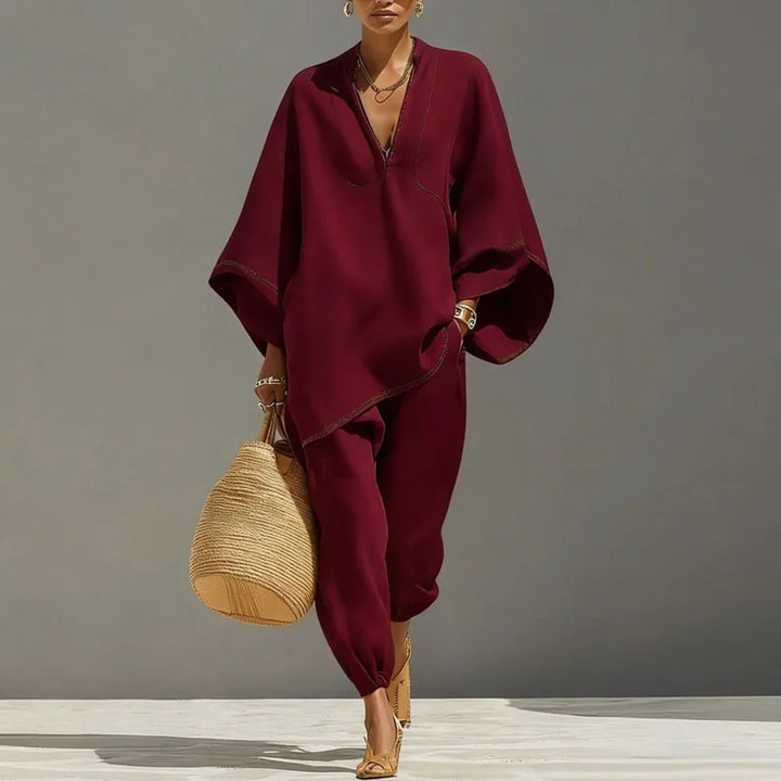 Marlowe | Women's Batwing Sleeve Two Piece Set