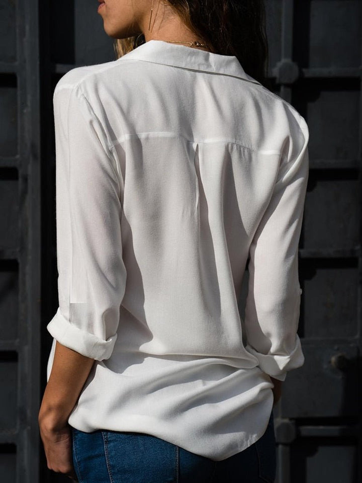 Penelope | Women's Button Down Long Sleeve Shirt