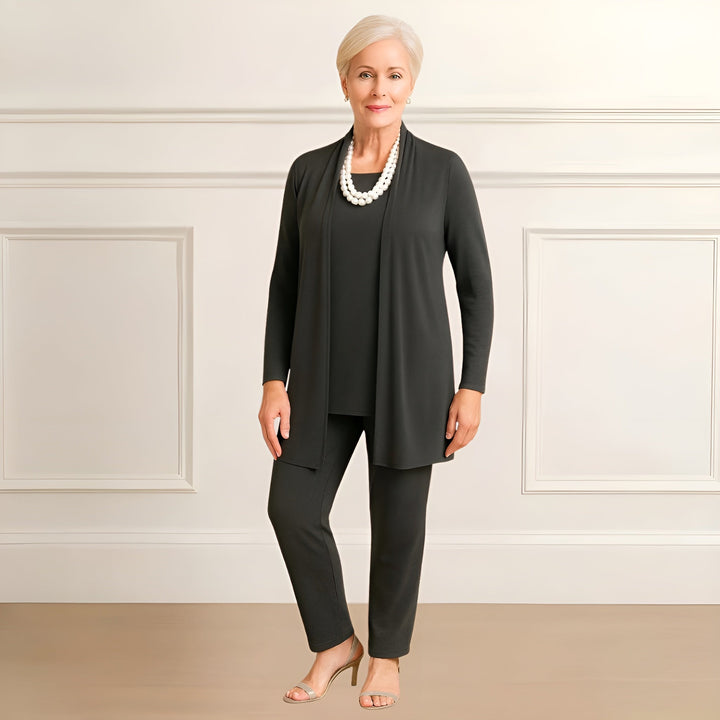 Ingrid™ | Cardigan Top & Pants Set